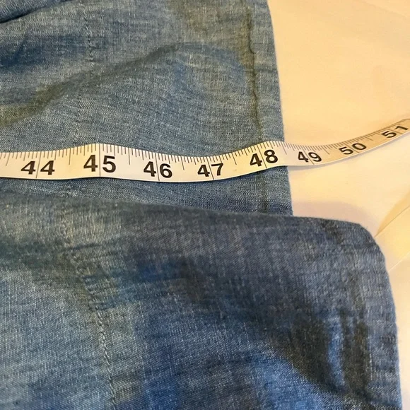 NWT J. Crew size M denim dress in chambray - Picture 10 of 11